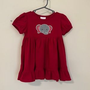 Stitchy fish elephant dress 12 month